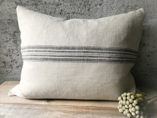 Briar Striped Linen Pillow Cover