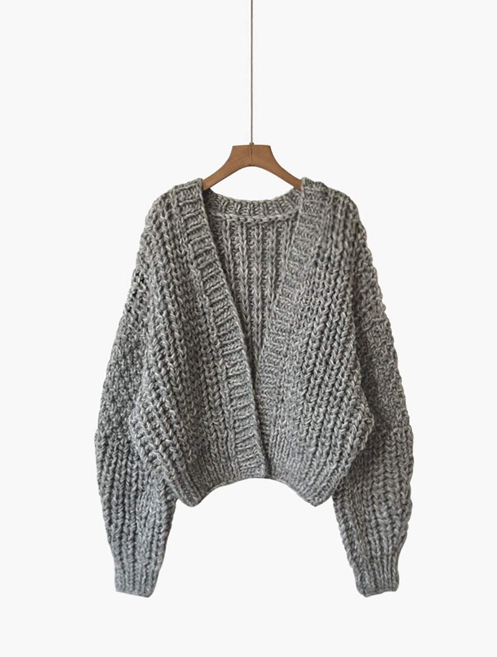Remy Gray Wool Cardigan — Wakefield's