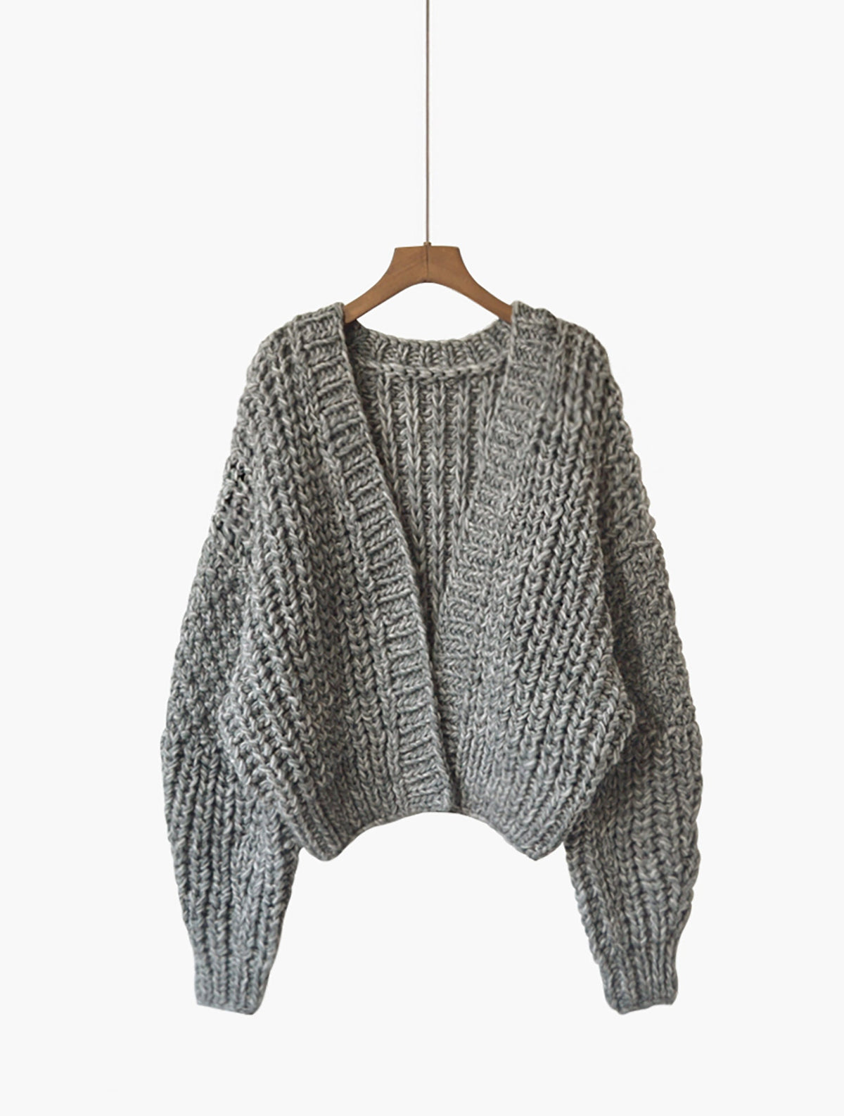 Remy Gray Wool Cardigan — Wakefield's