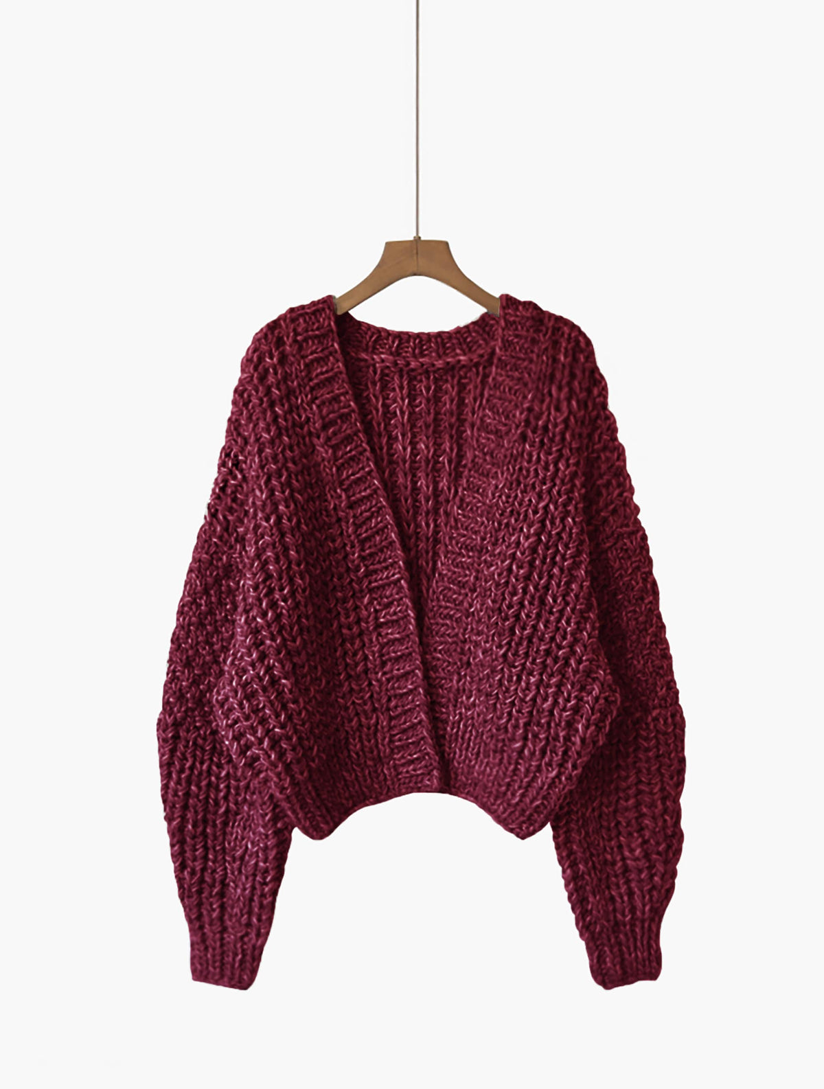 Remy Gray Wool Cardigan — view 2