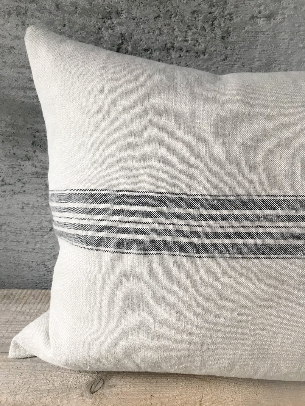 Briar Striped Linen Pillow Cover — view 6
