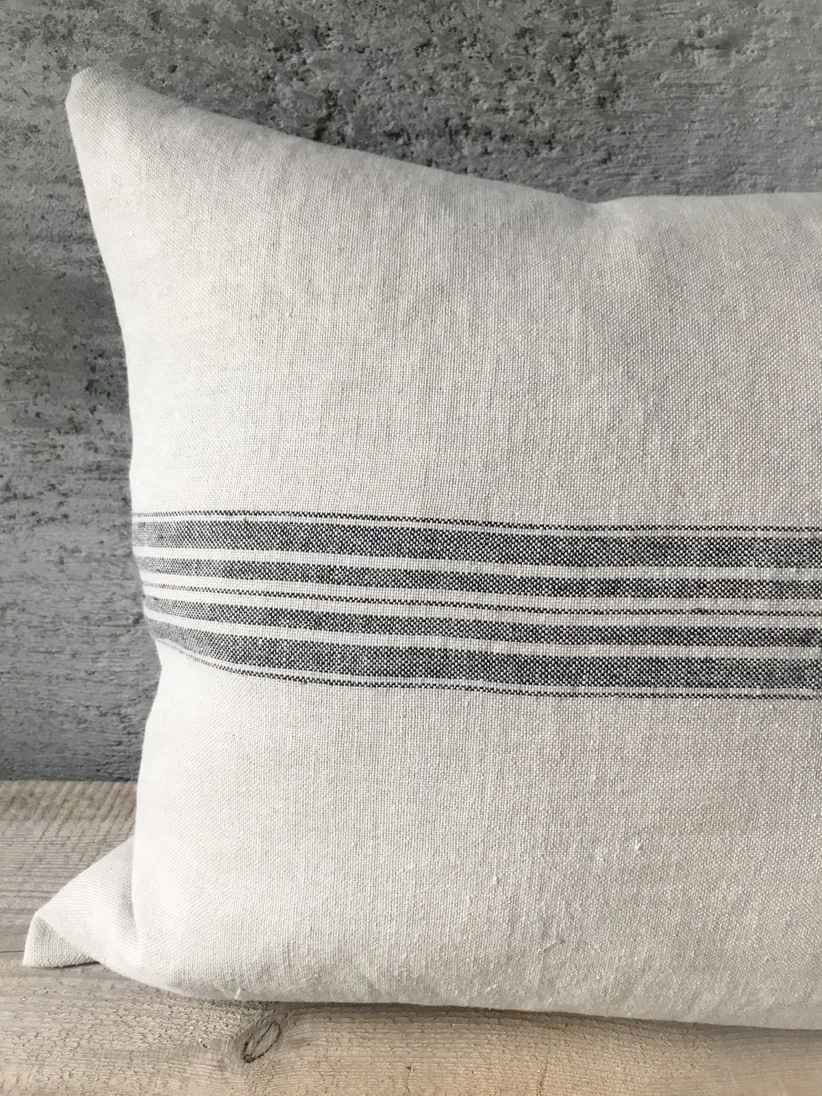 Briar Striped Linen Pillow Cover — view 6