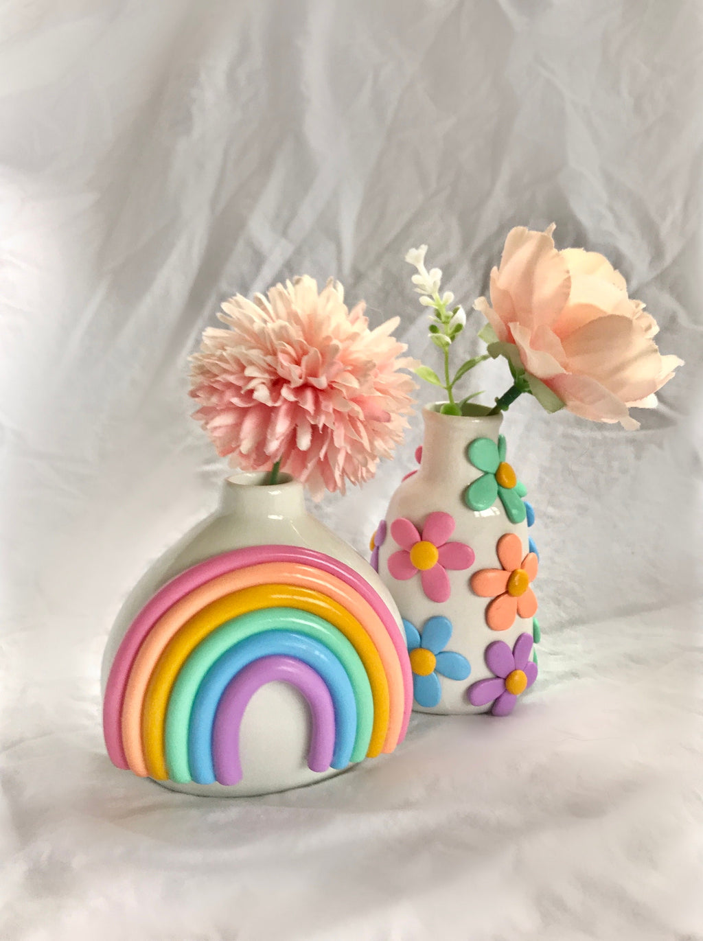 Magnolia Multicolor Ceramic Vase — view 6