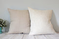 Hazel Beige Linen Pillow Cover — Wakefield's