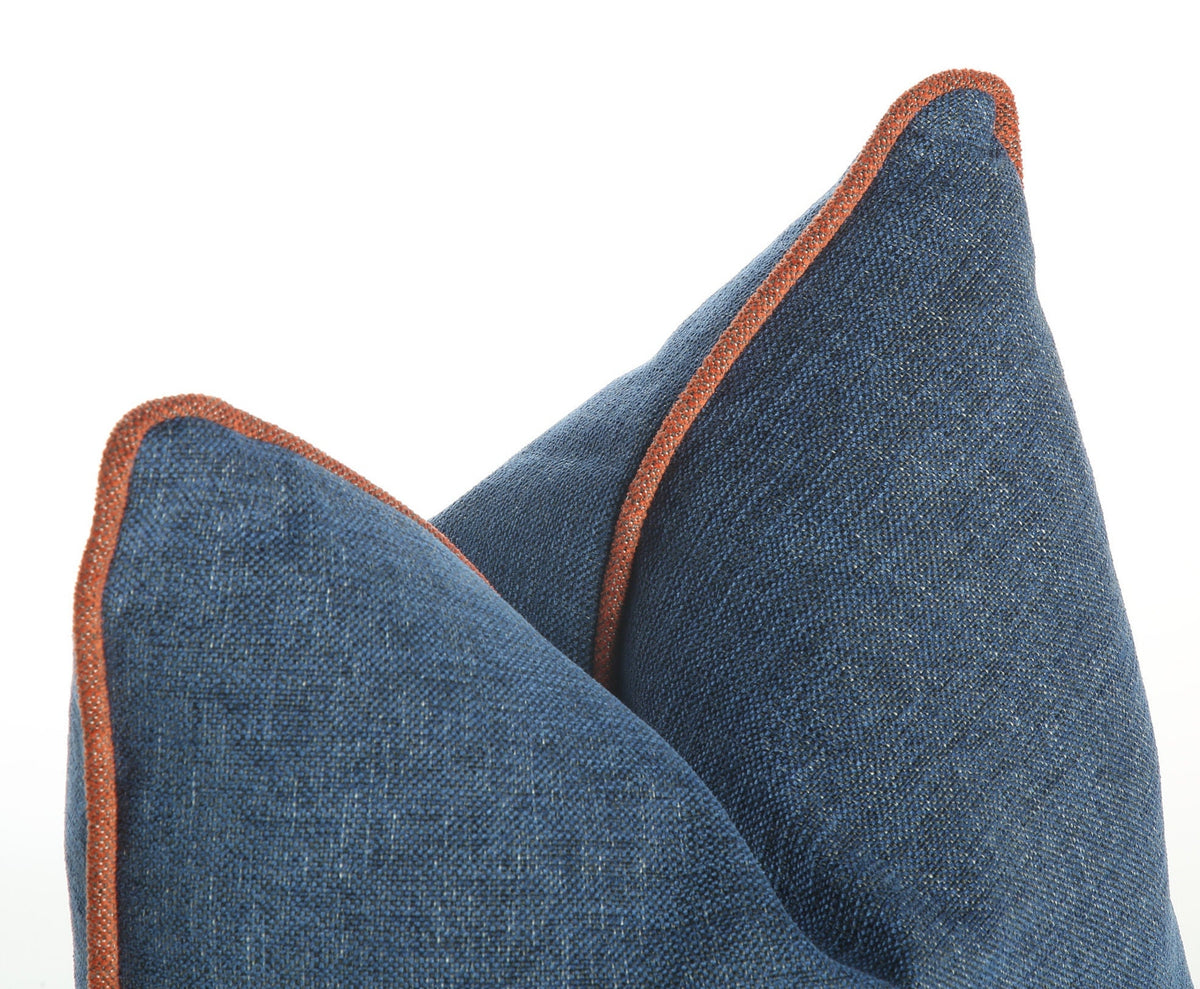 Wisteria Blue Linen Pillow Cover — Wakefield's