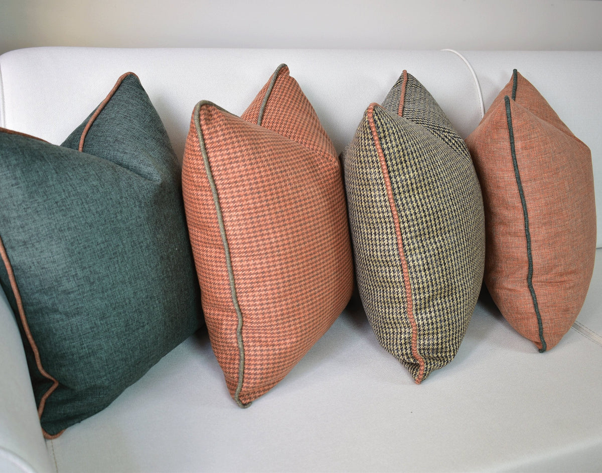 Juniper Olive Linen Pillow Cover — view 4