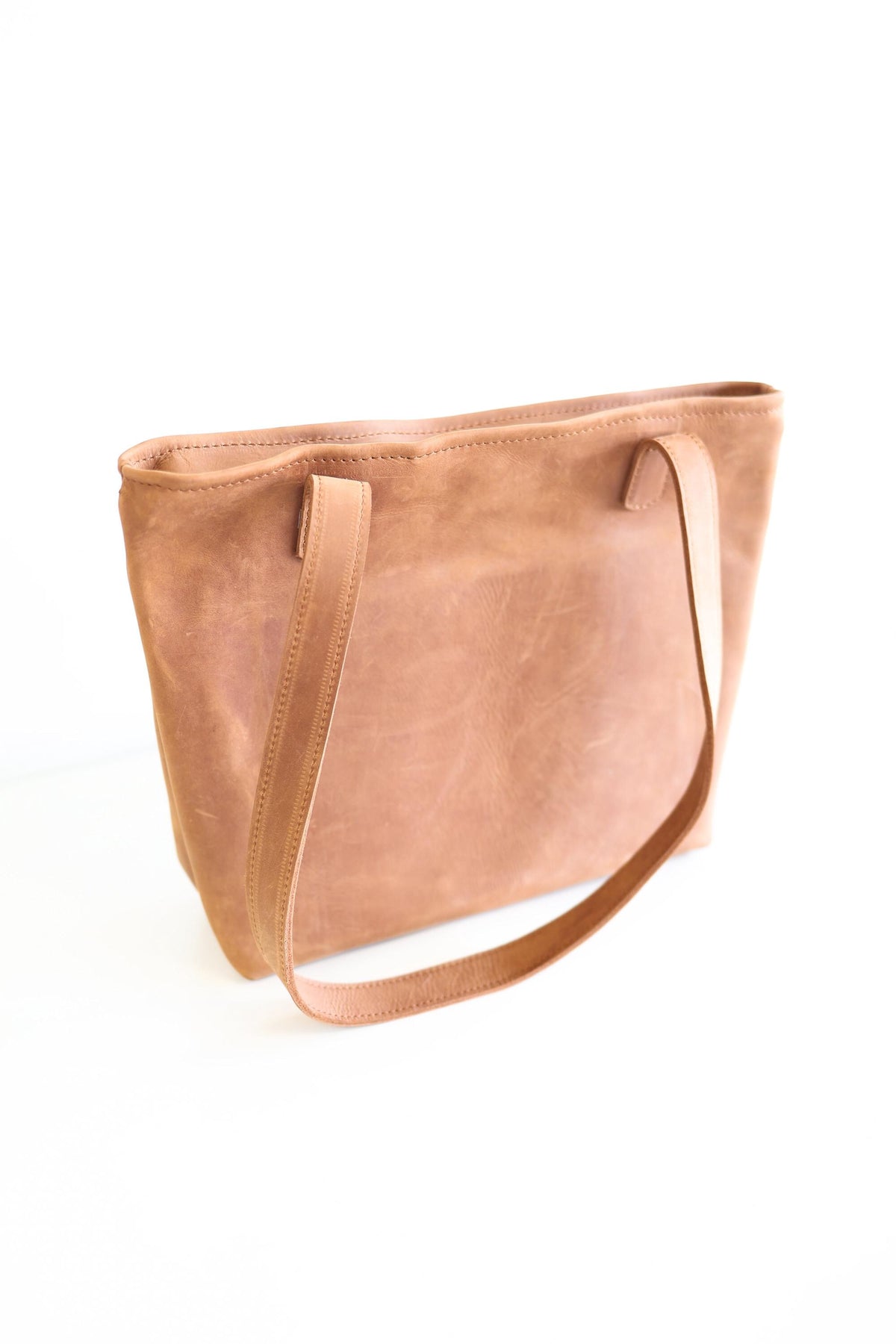 Eden Brown Leather Tote Bag — Wakefield's