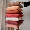 Poppy Red Linen Pillow Cover — Wakefield's