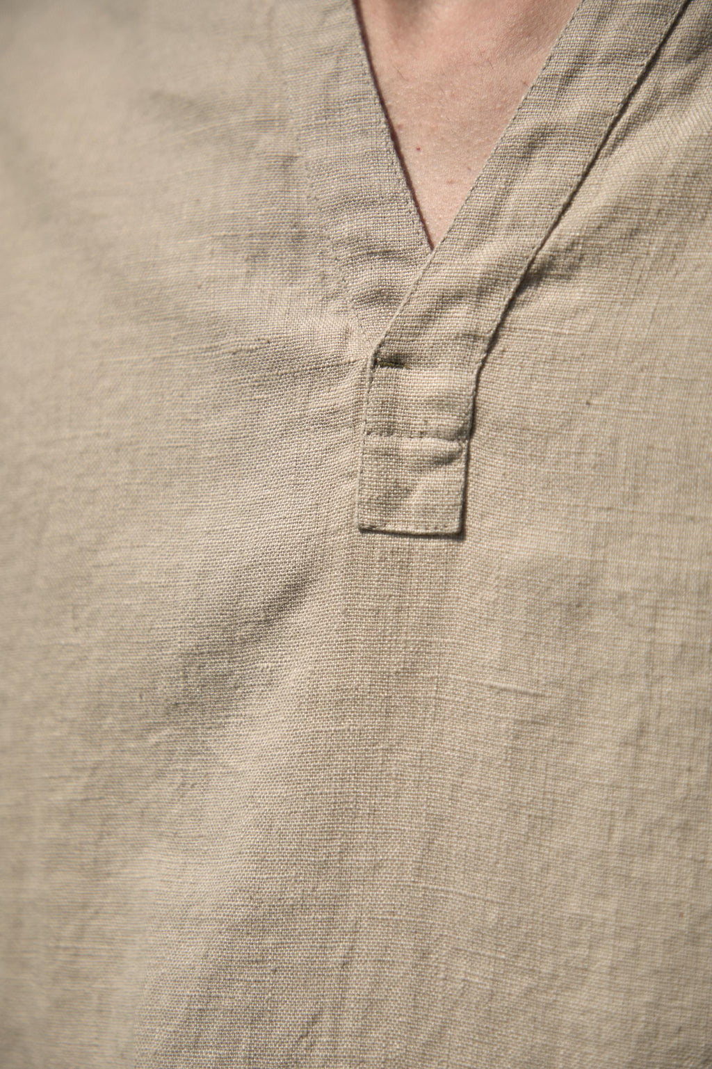 Jett Beige Linen Shirt — view 5