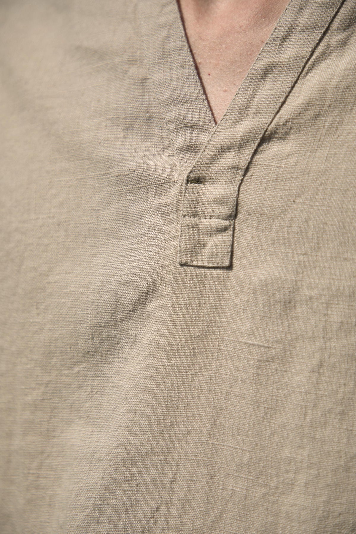 Jett Beige Linen Shirt — view 5