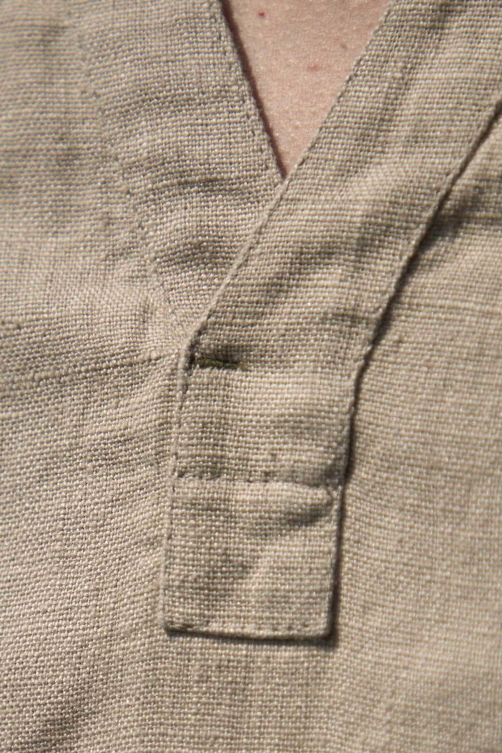 Jett Beige Linen Shirt — view 4