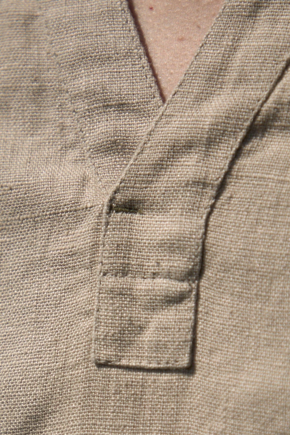 Jett Beige Linen Shirt — view 4