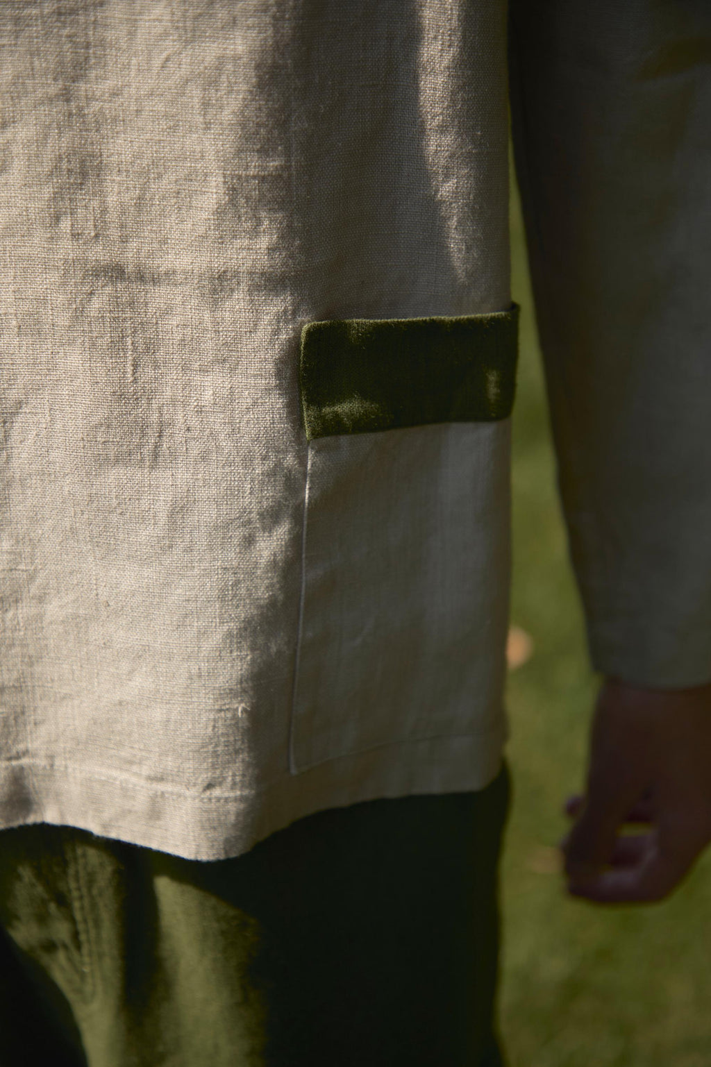 Jett Beige Linen Shirt — view 3