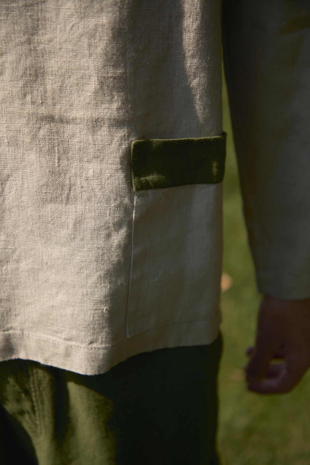 Jett Beige Linen Shirt — view 3