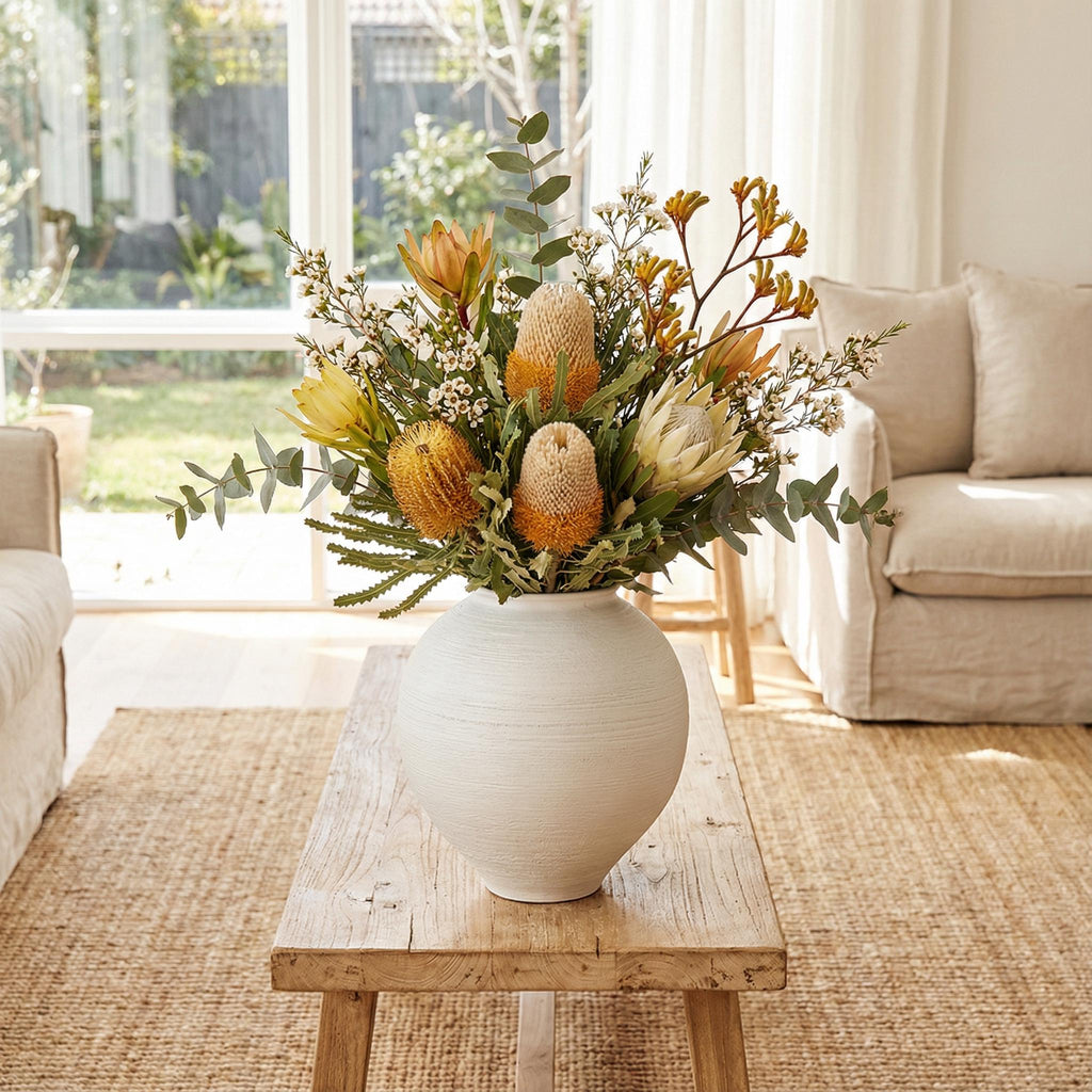 Primrose White Ceramic Vase — view 6