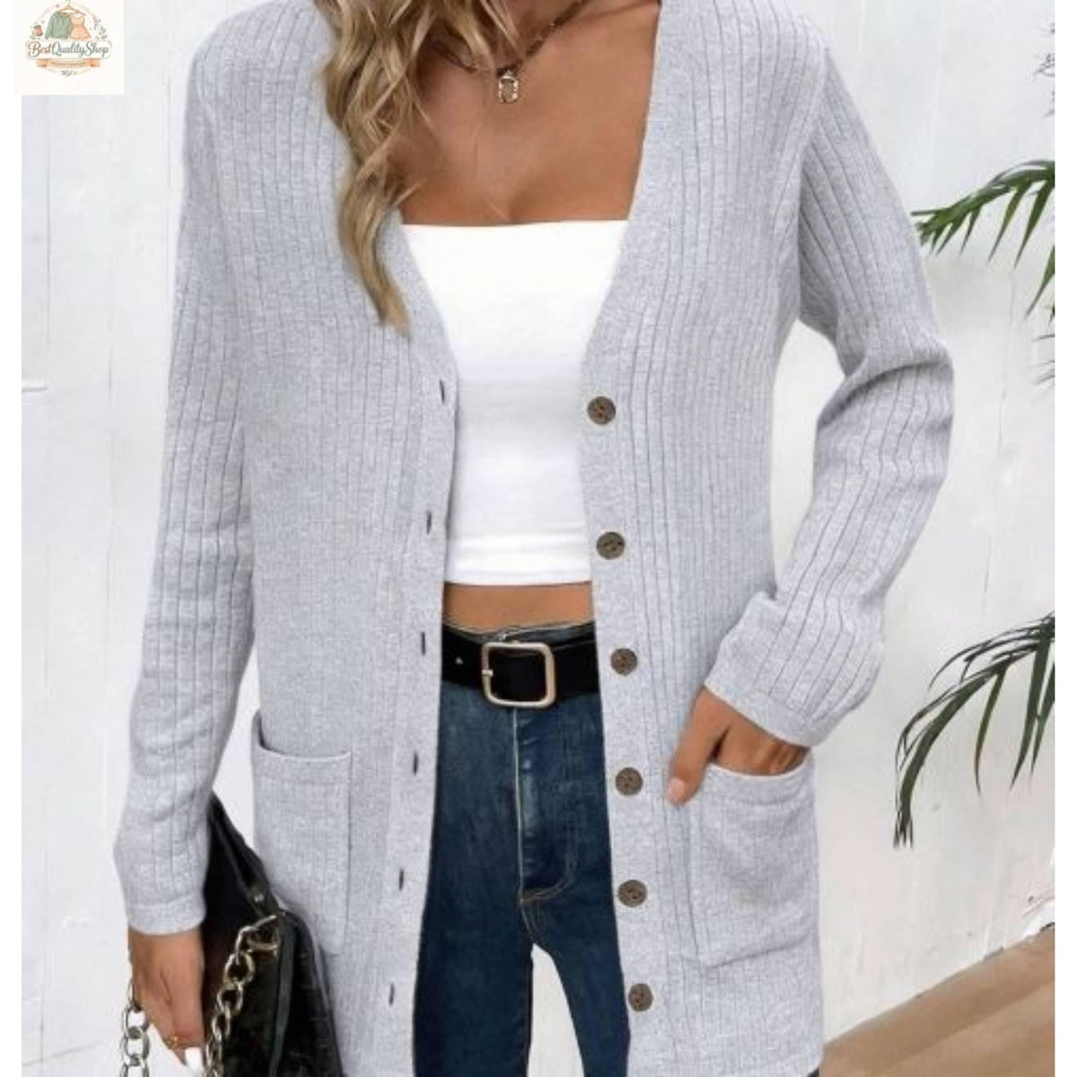 Blair White Knit Cardigan — Wakefield's