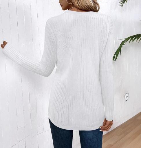 Blair White Knit Cardigan — view 6