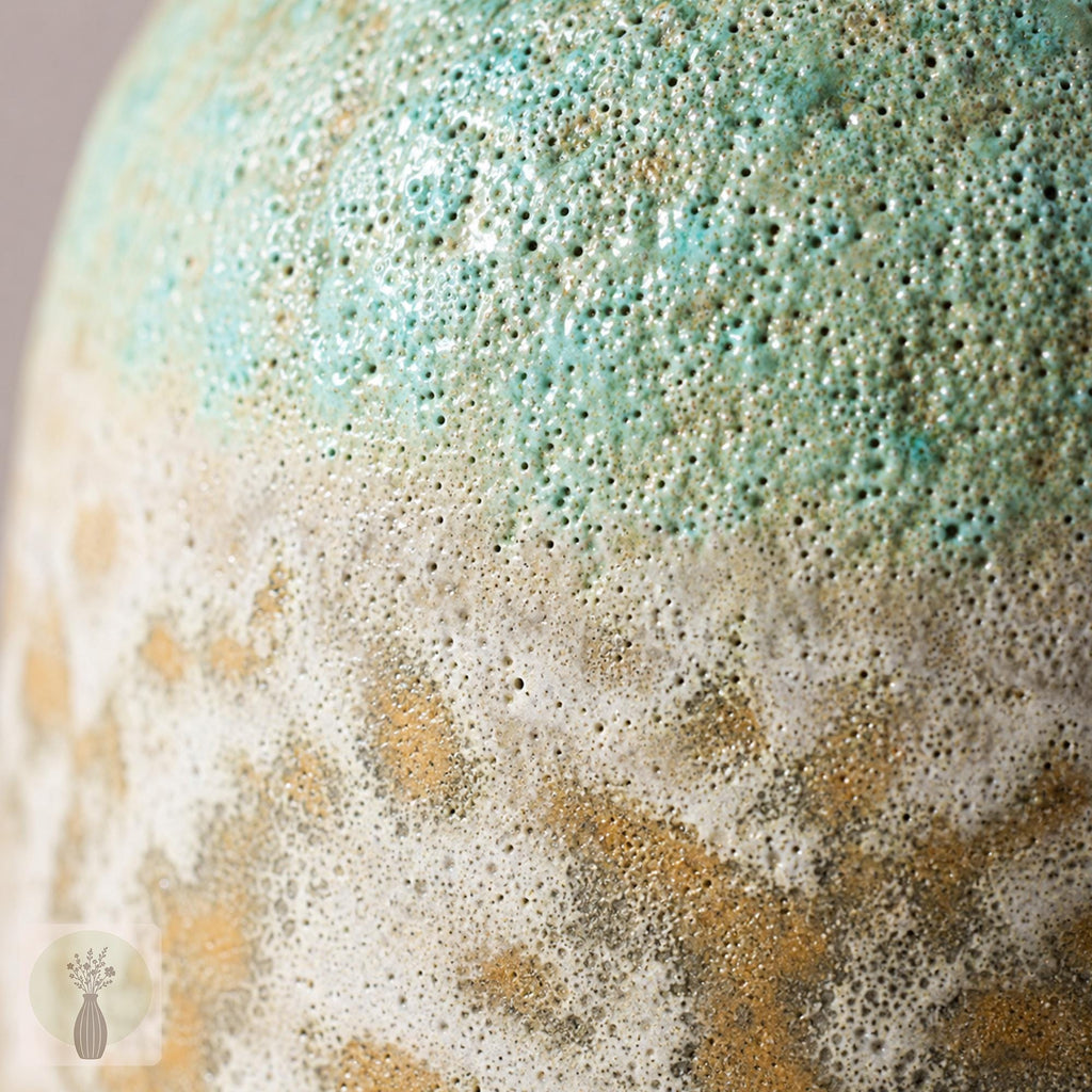 Aspen Turquoise Ceramic Vase — view 3