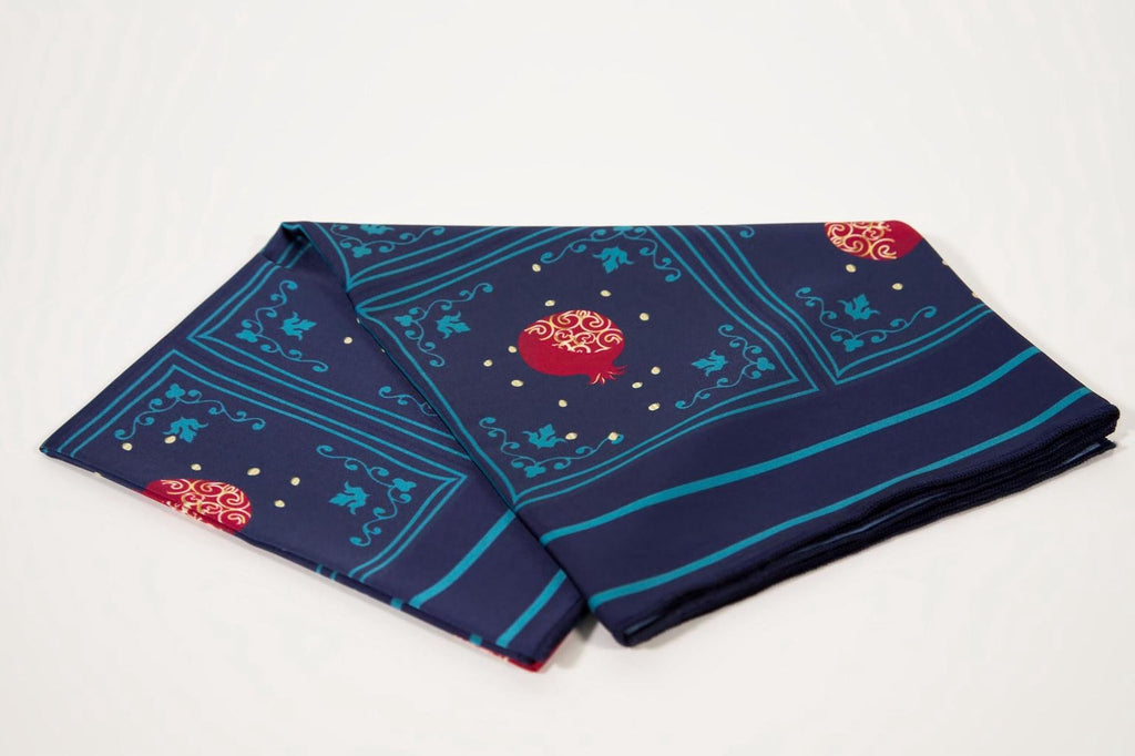 Carmen Pomegranate-Print Scarf — view 4