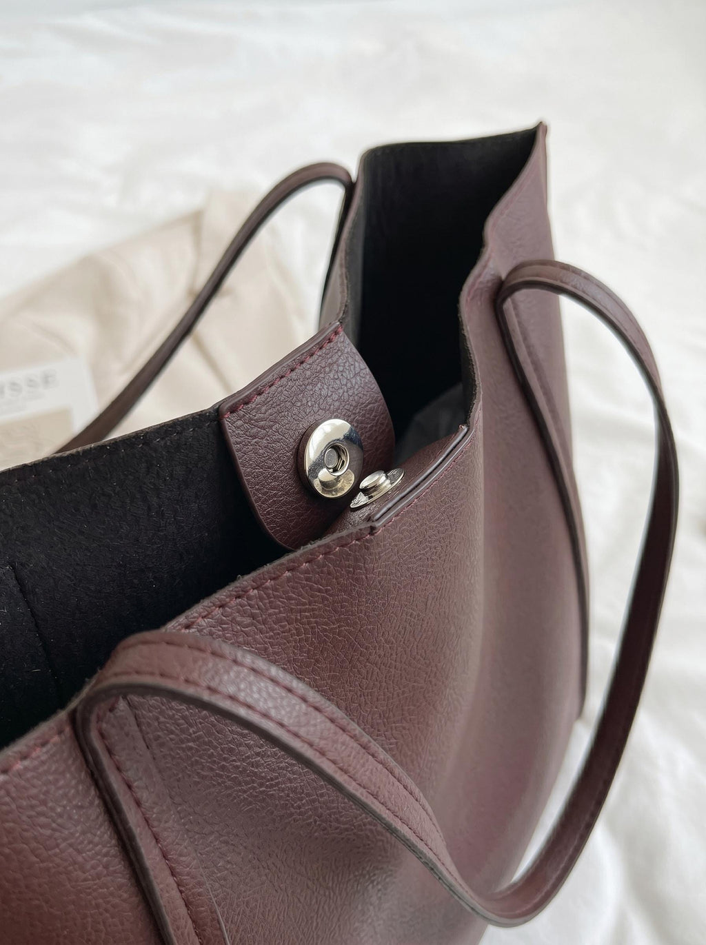 Sadie Brown Leather Tote Bag — view 2