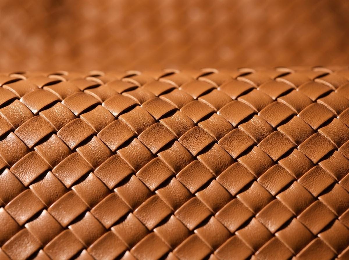 June Beige Leather Tote Bag — view 3