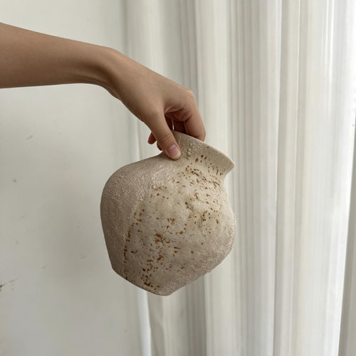 Camellia Beige Ceramic Vase — Wakefield's