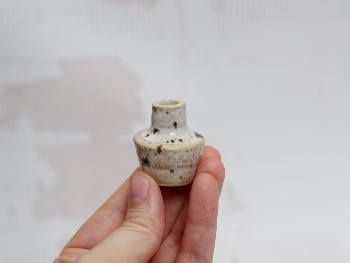 Azalea Ivory Ceramic Vase — view 3