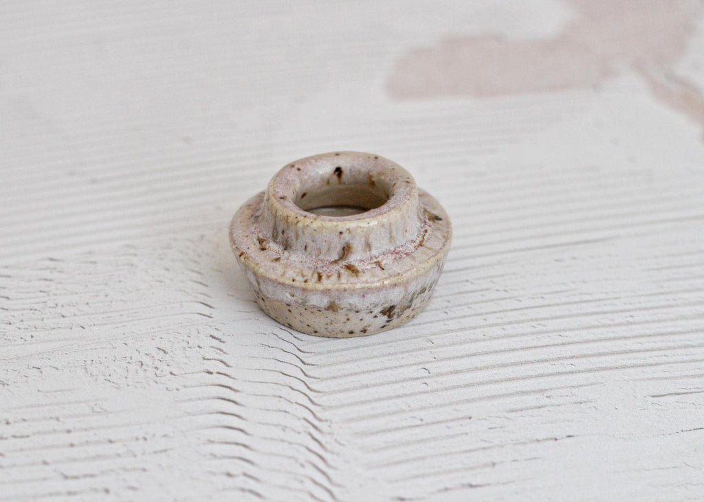 Azalea Ivory Ceramic Vase — view 5