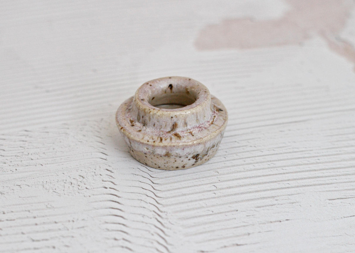 Azalea Ivory Ceramic Vase — view 5