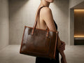 Winnie Burgundy Vegan Leather Tote Bag — Wakefield's