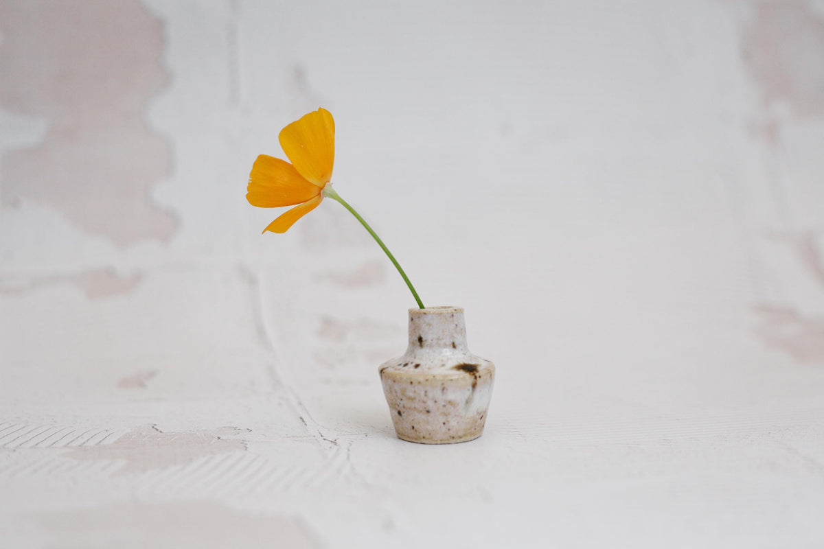 Azalea Ivory Ceramic Vase — view 4