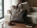 Yara Brown Leather Tote Bag — Wakefield's